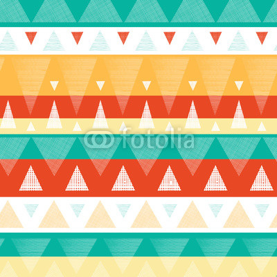 Vector abstract vibrant ikat stripes seamless pattern background