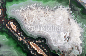 Fototapety texture with dark green agate structure