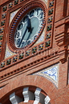 Obrazy i plakaty Detail of Roof on train station in Aranjuez, Spain
