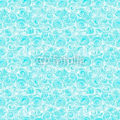 seamless pattern of the ocean waves