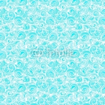 Obrazy i plakaty seamless pattern of the ocean waves