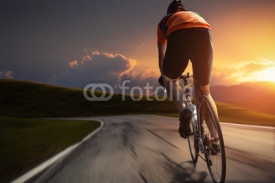 Naklejki Sunset Biking
