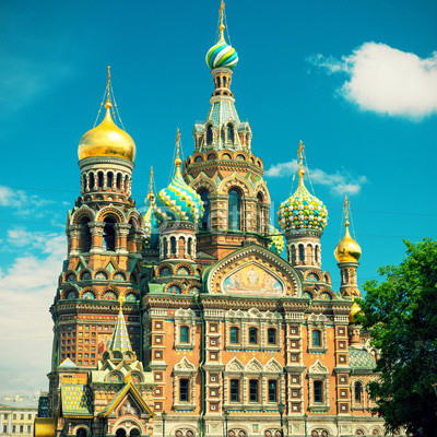 Church of the Savior on Spilled Blood in Saint Petersburg, Russi