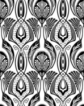 Naklejki Vector. Seamless victorian pattern