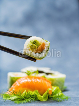 Fototapety Japanese food sashimi set