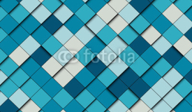 Geometric pattern. Abstract vector background with blue squares