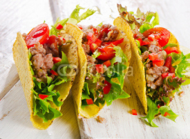 Fototapety Mexican tacos