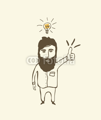 concept bulb drawing