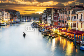 Fototapety Grand Canal at night, Venice