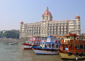 Naklejki Taj Mahal Hotel, Mumbai, India.