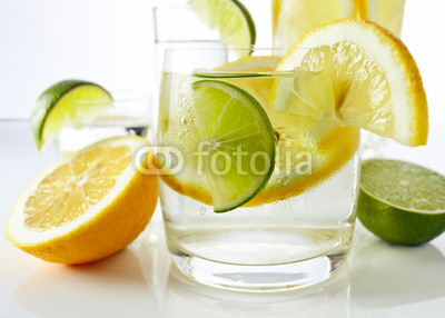 drinks with lemon and lime