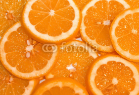 Naklejki orange slices background