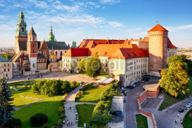 Naklejki Krakow - Wawel castle at day