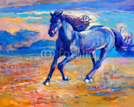 Obrazy i plakaty Blue horse
