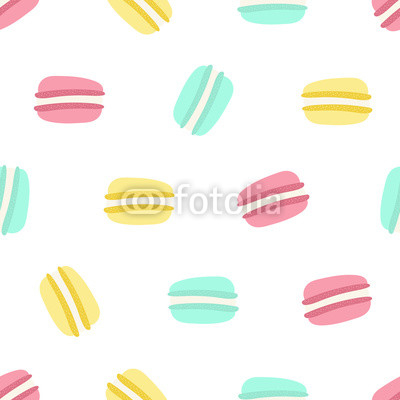 seamless macaron pattern
