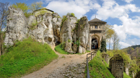 Naklejki Zamek w Ojcowie -Stitched Panorama