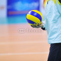 Fototapety volleyball in hand
