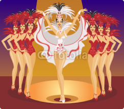 Obrazy i plakaty Cabaret showgirls