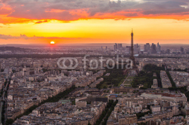 Naklejki Eiffel Tower in Paris , France