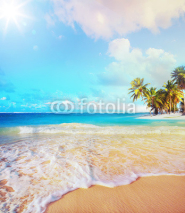 Fototapety Art Summer vacation  ocean beach