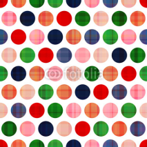 Naklejki seamless polka dots pattern