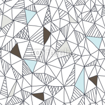 Naklejki Abstract seamless doodle pattern