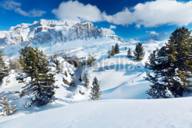 Naklejki winter landscape