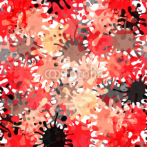 Naklejki Vector Splash Abstract Seamless Pattern Background
