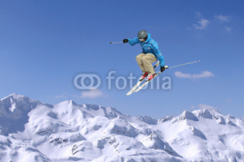 Fototapety Jumping skier
