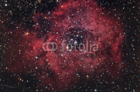 Fototapety Nebulosa rossa nel cielo notturno