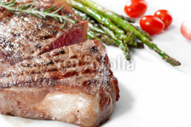 Fototapety steak on white