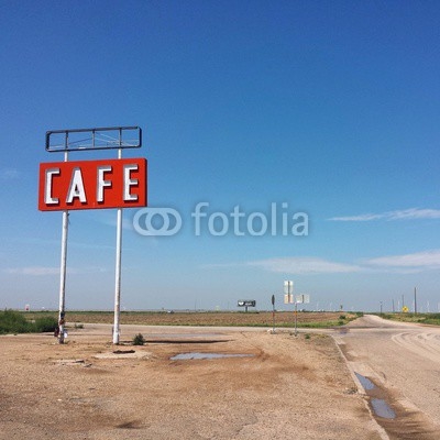 Cafe on the route 66