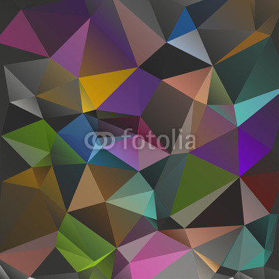 Dark background polygon