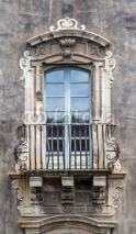 Naklejki Old sicilian window