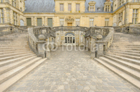 Palace of Fontainebleau near Paris in France
