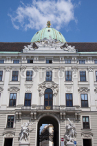 Naklejki The oldest part of Hofburg palace in Vienna, Austria