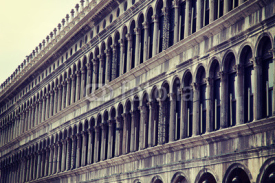 Naklejki Fassade am Markusplatz in Venedig