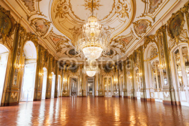 Naklejki The Ballroom of Queluz National Palace, Portugal