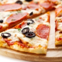 Naklejki Pizza Salami