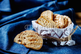 Naklejki Fresh fried bread