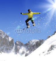 Fototapety Snowboarding