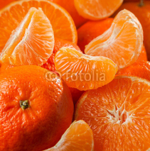 Naklejki Tangerine background
