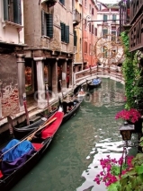 Fototapety canal scene in venice italy