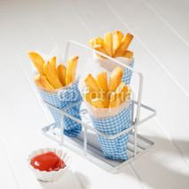 Naklejki Chips With Ketchup