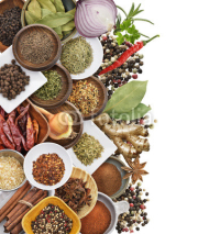 Naklejki Spices And Herbs