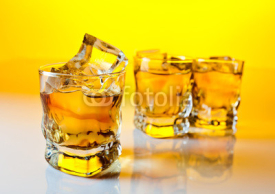 Fototapety whisky with ice