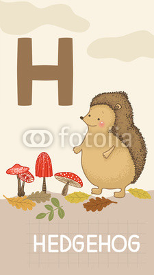 Letter H, animal ABC