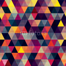Obrazy i plakaty seamless triangle background