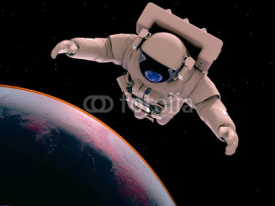 Naklejki The astronaut