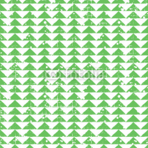 Naklejki Seamless vector grunge pattern. Creative geometric pastel green background with rectangles. Grunge texture with attrition, cracks and ambrosia. Old style vintage design. Graphic illustration.